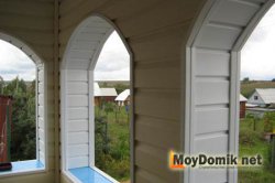 Обшивка арок сайдингом