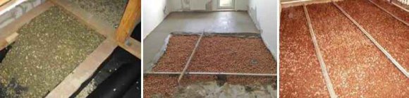 Утепление межэтажных перекрытий по полу - керамзит Утепление межэтажных перекрытий по полу - керамзит