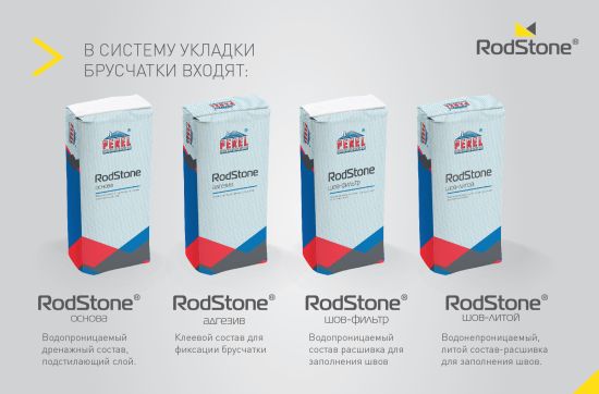 Система мощения брусчатки «RodStone – Основа» Система мощения брусчатки «RodStone – Основа»