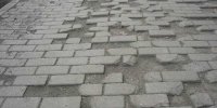 Старые дорожки из тротуарной плитки