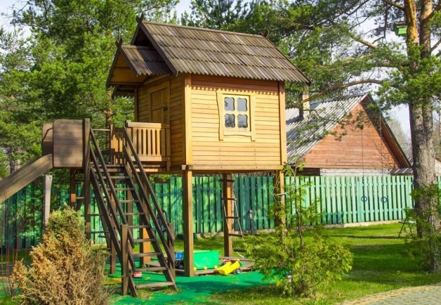 Детский деревянный домик своими руками