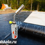 Как класть стеклоизол