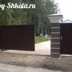 Как сделать сдвижные ворота своими руками