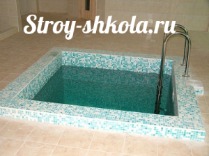 Купель из бетона