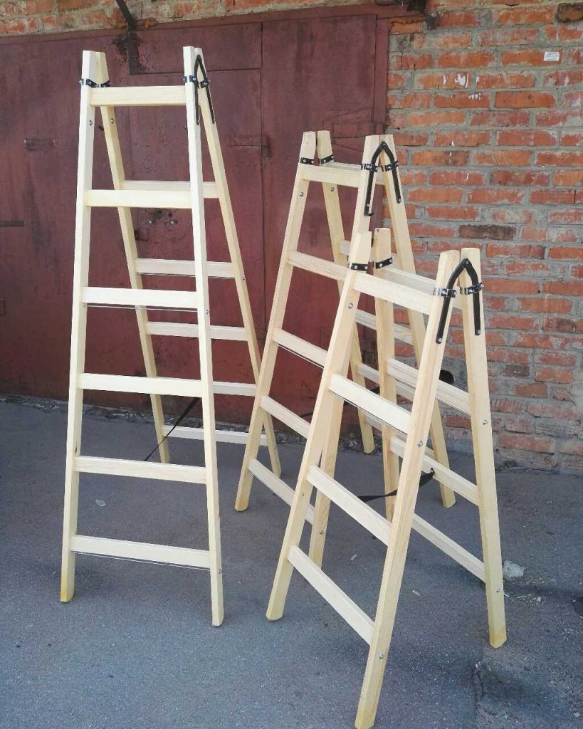 Деревянные стремянки