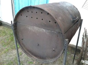 Мангал из бочки