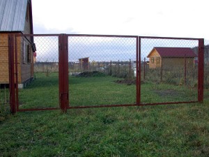 Металлический ворота своими руками