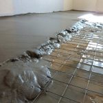 Мокрая заливка пола