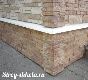 Отливы для цоколя своими руками