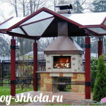 Печь барбекю из кирпича своими руками