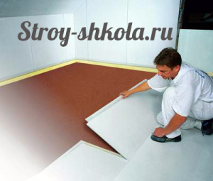 Пол из ГВЛ