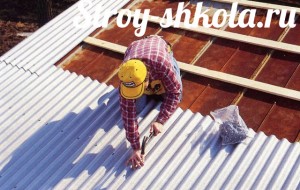Укладка шифера своими руками