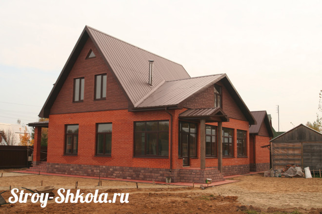 Уклон кровли из профлиста