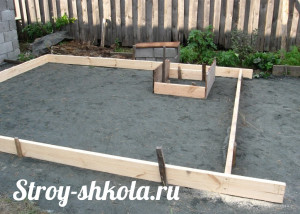 Устройство опалубки под фундамент