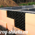 Утепление фундамента пеноплексом Утепление фундамента пеноплексом