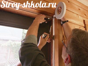 Утепление окон с помощью уплотнителя
