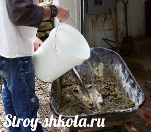 Вода необходимый компонент для бетона