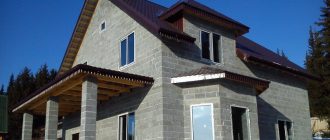 Дом из керамзитобетонных блоков