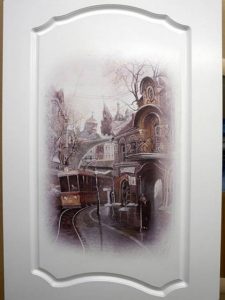 Рисунок на двери
