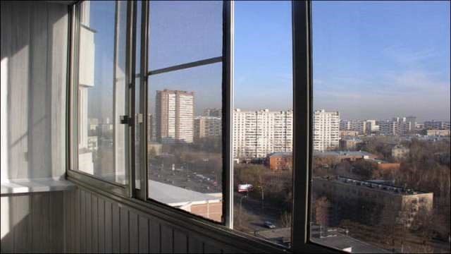 Установка алюминиевых раздвижных окон