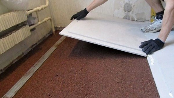 Монтаж гипсоволокнистых листов
